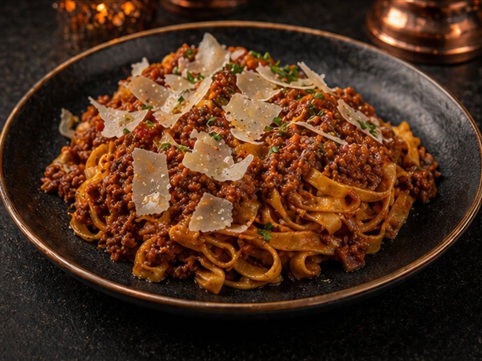 Bolognese with Grana Padano
