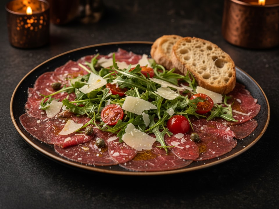 Carpaccio z polędwicy wołowej