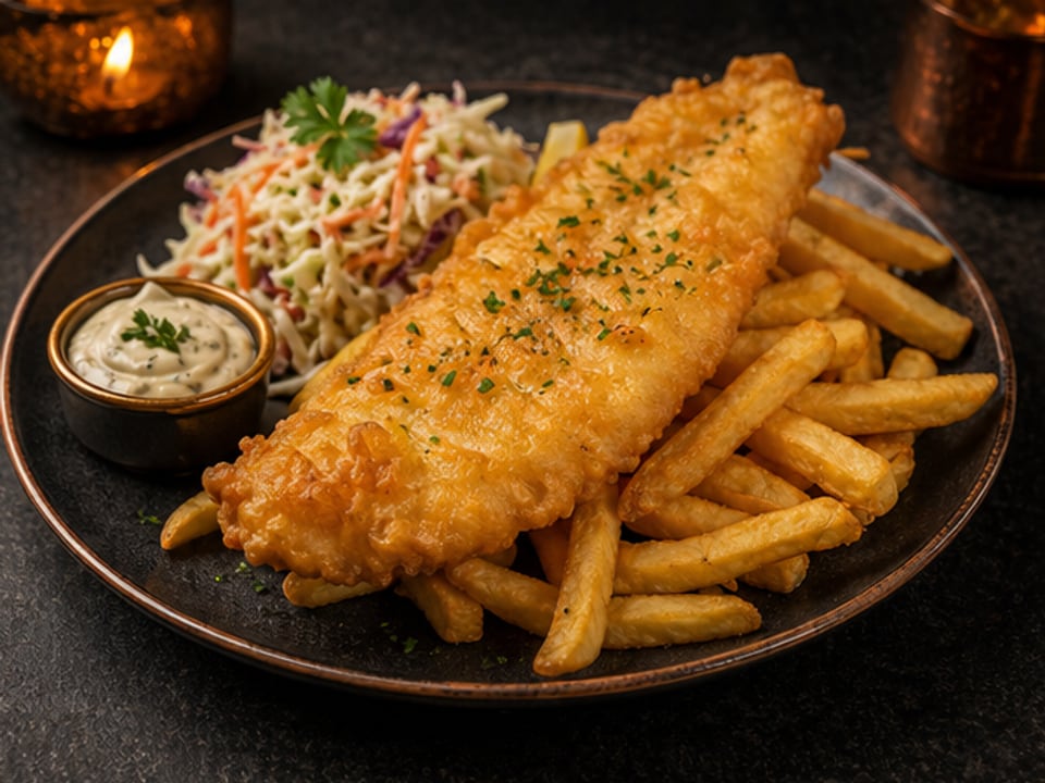 Fish and chips 200 g