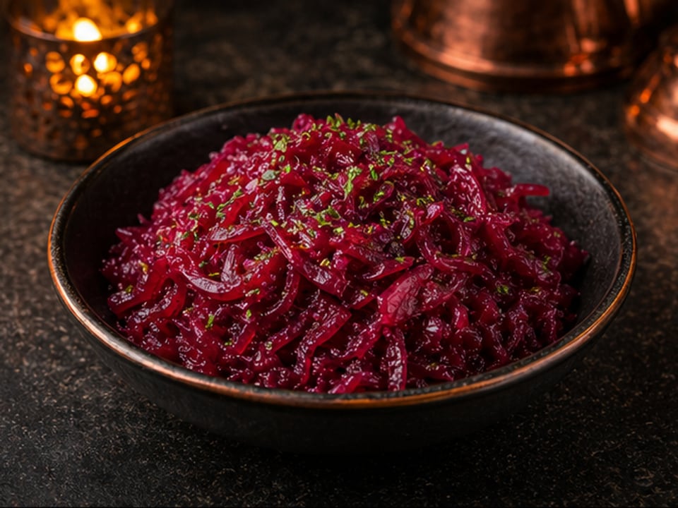Pickled red cabbage